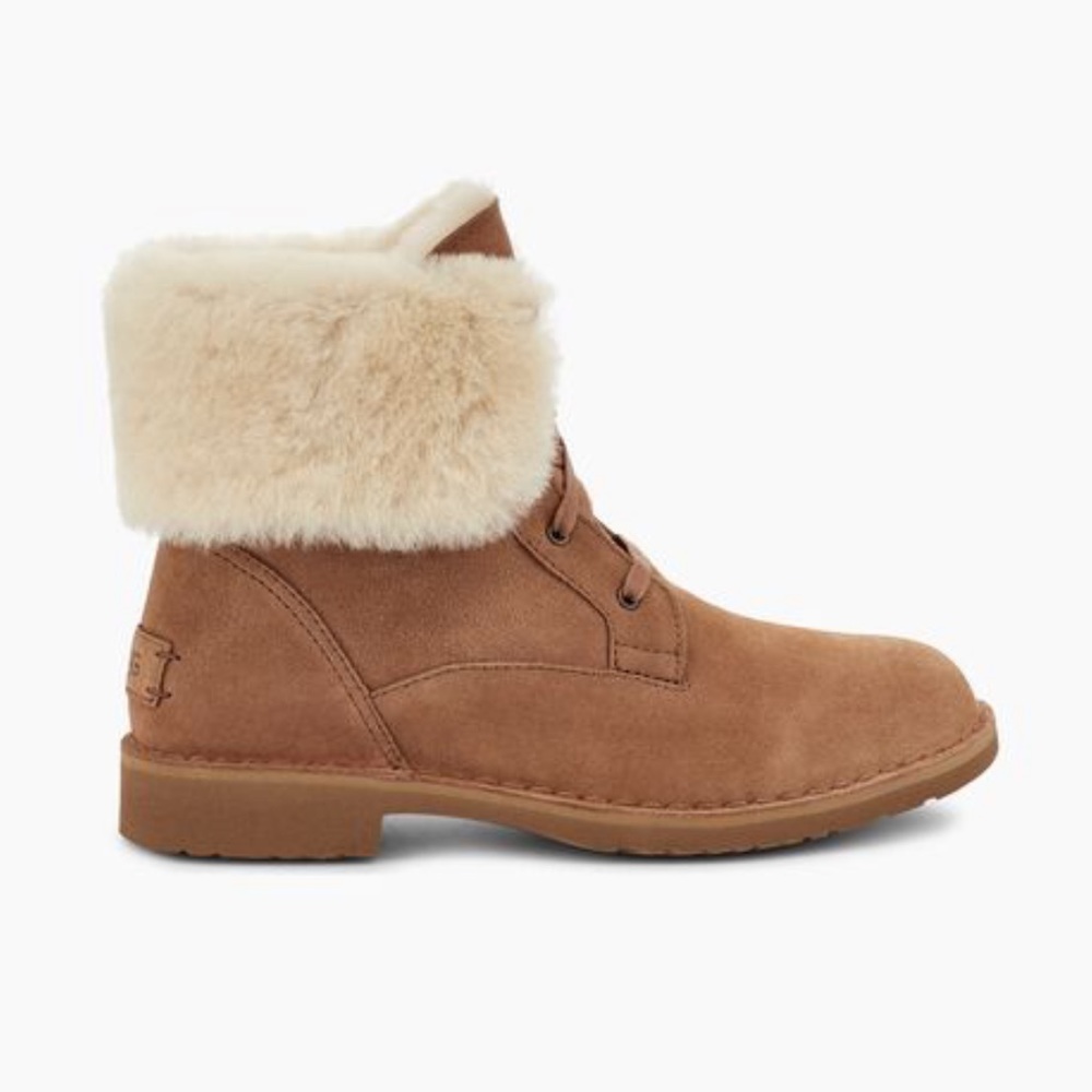 New UGG Chestnut Weylyn Sheepskin Boots